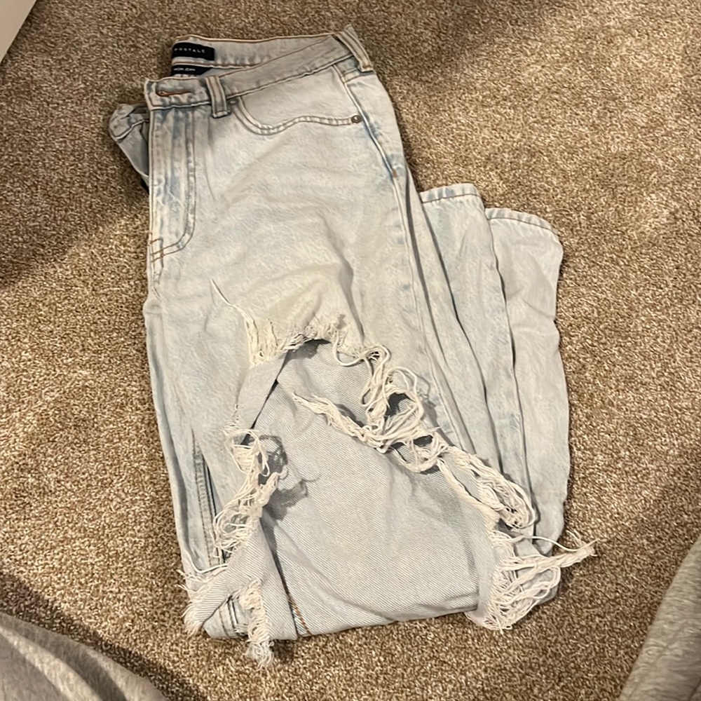 aeropostale mom jeans